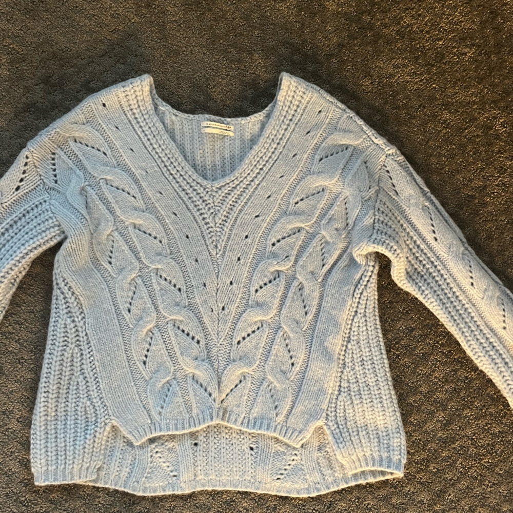 Light blue Anthropologie sweater